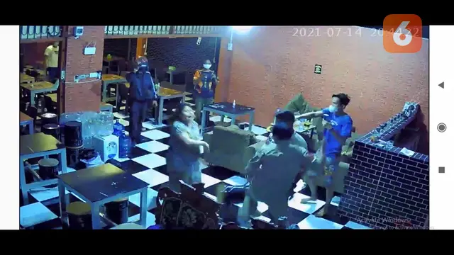 Satpol PP gowa pukul ibu hamil dan suaminya (Liputan6.com/Fauzan)