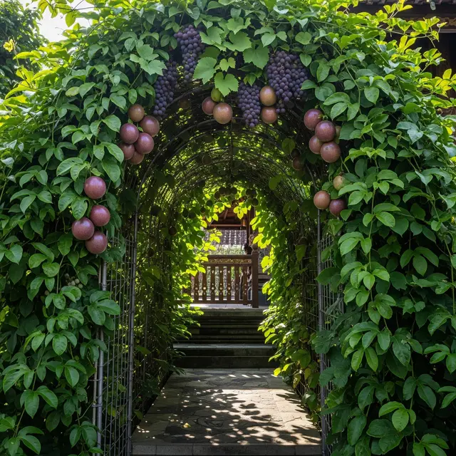 Inspirasi Model Gerbang Buah untuk Teras Rumah Desa