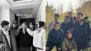 Momen melepas RM dan V menjalani wajib militer (Foto: Instagram/ bn_sj2013/