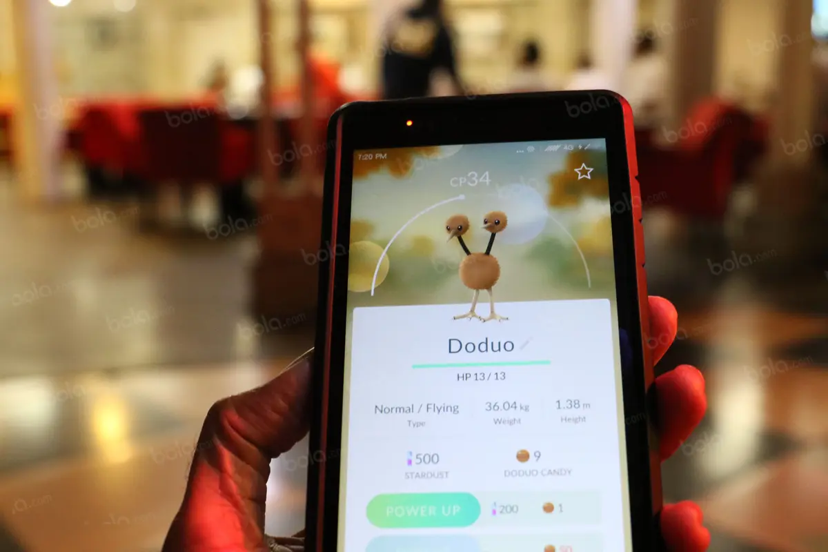 Pokemon Go, Persija Jakarta, Torabika SC, Bola.com
