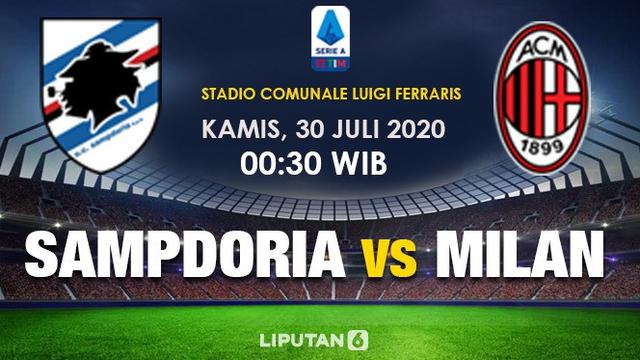 Sampdoria vs AC Milan - Liga Italia