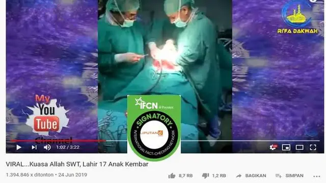 [Cek Fakta] Gambar Tangkapan Layar Video Melahirkan