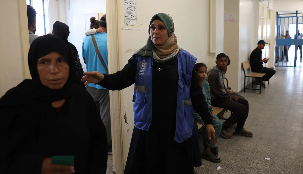 Sebelumnya, Knesset—Parlemen Israel—mengesahkan dua undang-undang (UU) pada Senin (28/10/2024), salah satunya melarang UNRWA beroperasi di Israel. (BASHAR TALEB/AFP)