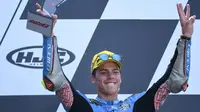 Joan Mir akan mengisi slot yang ditinggalkan Andrea Iannone di Suzuki Ecstar untuk MotoGP 2019 dan 2020. (Jean-Francois MONIER / AFP)