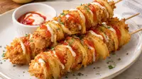 Resep Potato Chicken Skewer Crispy yang Renyah dan Gurih