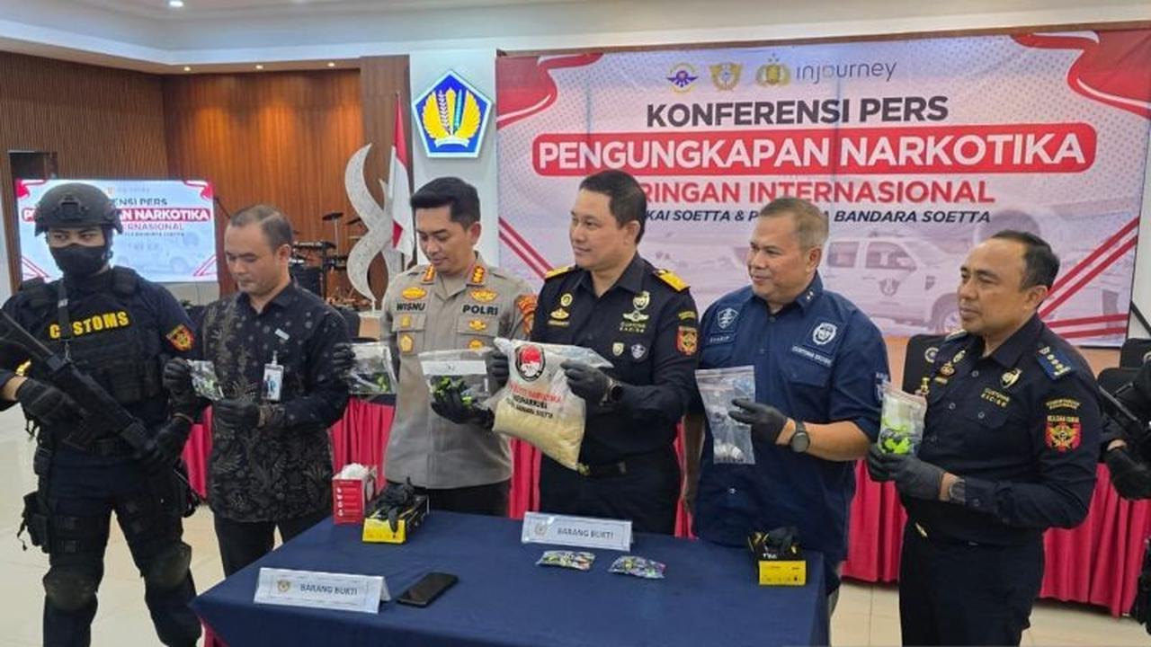 WNA Tiongkok Ditangkap Bawa Narkotika MDMA Hampir 2 Kg di Bandara Soetta