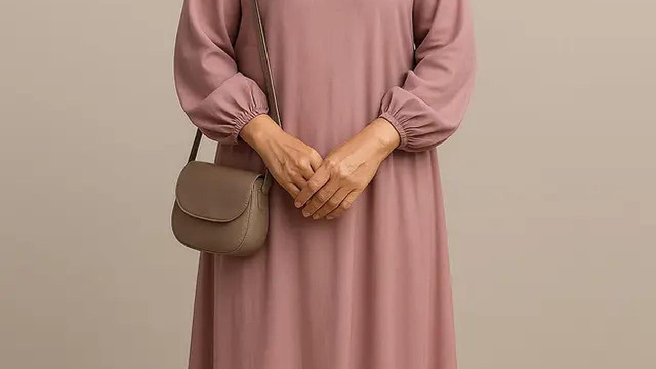 7 Rekomendasi Gamis yang Nyaman untuk Usia 45 Tahun ke Atas, Cocok untuk Aktivitas Sehari-hari