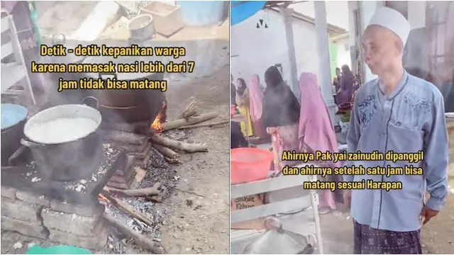 Acara Hajatan Masak Nasi 7 Jam Tak Kunjung Matang, Disebut Ada Jin Mengganggu