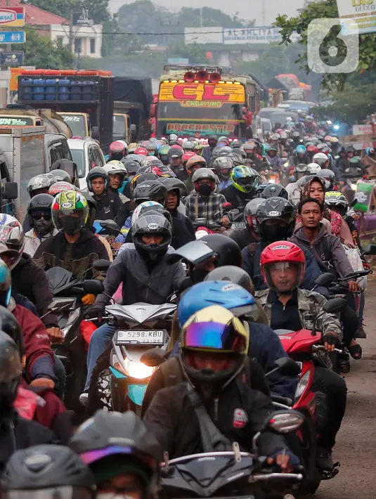 Simpul kemacetan itu diketahui setelah pihak kepolisian melakukan analisa dan evaluasi pada Selasa (18/4) kemarin. (Liputan6.com/Angga Yuniar)