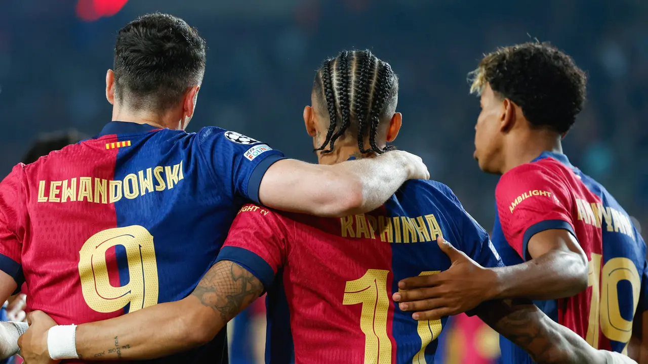 Foto: Melihat Keganasan Trio Barcelona, Dortmund Babak Belur di Liga Champions