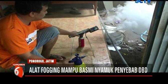 Prihatin dengan Wabah DBD, Tukang Las di Ponorogo Ciptakan Alat Fogging Sederhana