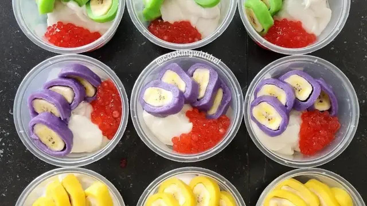 Es Pisang Ijo 3 Rasa, Camilan Segar dan Nikmat untuk Buka Puasa
