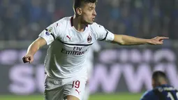 Mahar 35 juta pounds dirasa murah melihat kran gol yang diberikan Piatek bersama Milan. Kini ia telah mencetak 4 gol dari 3 pertandingan bersama AC Milan dan 13 gol bersama Genoa FC. (AFP/Miguel Medina)