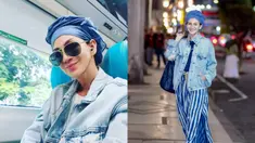 Belakangan ini, gaya hijab Wanda Hamidah menjadi sorotan netizen. Pasalnya artis kelahiran 21 September 1977 itu perlihatkan sedikit rambut dan bagian lehernya. Penasaran seperti apa foto-fotonya&nbsp;(FOTO: instagram.com/wanda_hamidah)