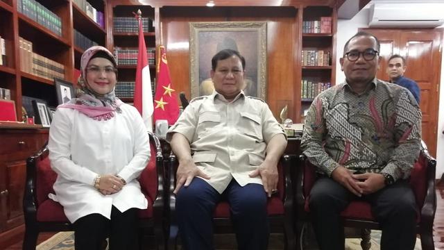 Nur Azizah Ma'ruf Amin dan Prabowo Subianto