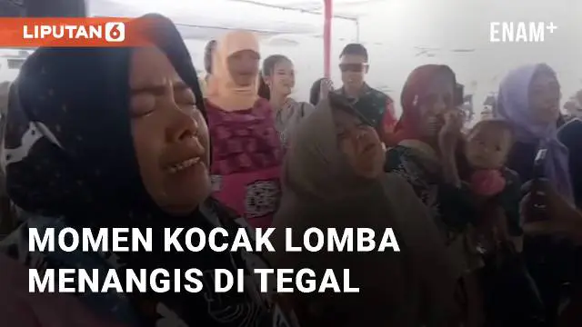 VIDEO: Momen Kocak Lomba Menangis di Taman Bermain Purbawahana Tegal