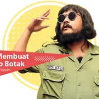 5 Langkah Membuat Dwi Sasono Botak di Film 5 Cowok Jagoan (Foto: Bambang E Ros, DI: Nurman Abdul Hakim/Bintang.com)