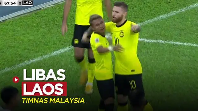 Berita video highlights laga Grup B Piala AFF 2022 antara Timnas Malaysia melawan Timnas Laos yang berakhir dengan skor 5-0, Sabtu (24/12/2022) malam hari WIB.