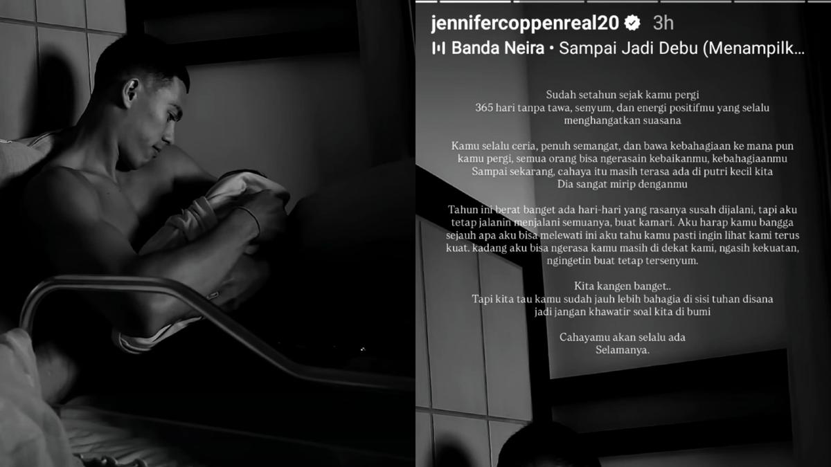 Setahun Dali Wassink Meninggal, Jennifer Coppen Ungkap Kerinduan: Tahun Ini Berat Banget
