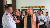 Direktur Jenderal Imigrasi, Silmy Karim melakukan kunjungan kerja ke perbatasan Indonesia-Malaysia, tepatnya di Kantor Imigrasi Kelas II TPI Entikong