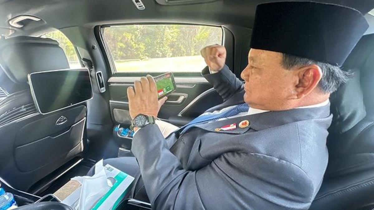 Indonesia Menghancurkan Arab Saudi 2-0, Prabowo Beri Pujian pada Timnas