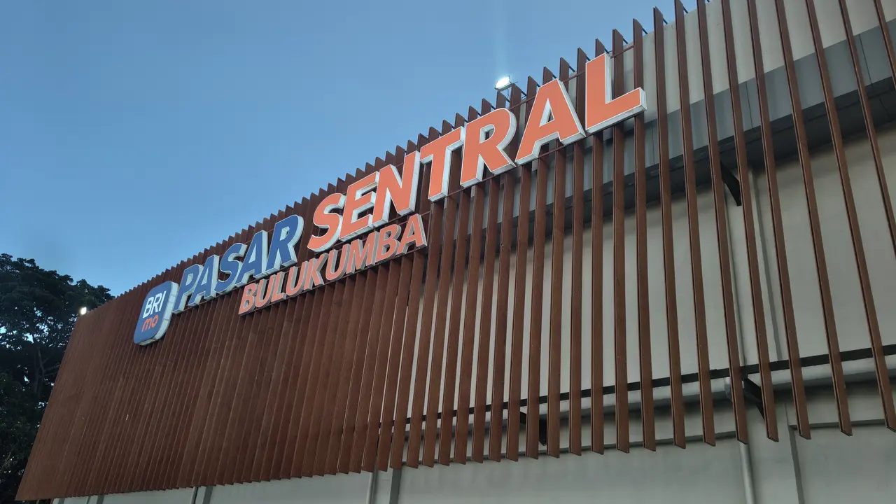 Pasar Sentral Bulukumba. (Liputan6.com/Fauzan)