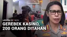 Polisi menggerebek sebuah lokasi perjudian berkelas kasino, di Kota Batam, Kepulauan Riau. Ratusan orang ditangkap polisi.