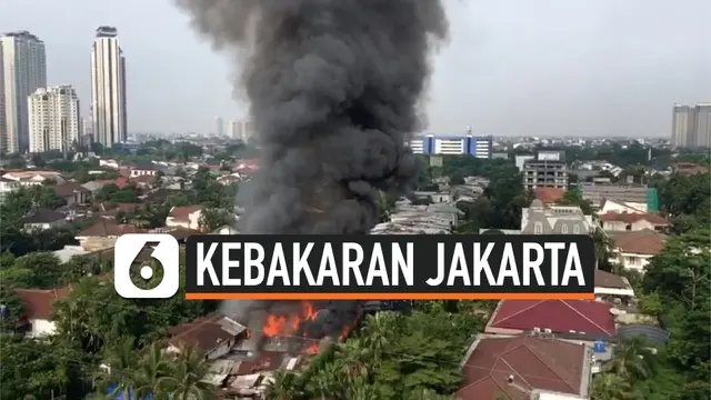 VIDEO: Kebakaran Permukiman Penduduk di Dekat Senayan City