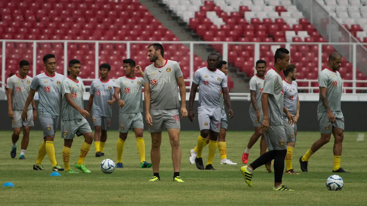 FOTO: Bhayangkara FC Berlatih Jelang Laga Melawan Wakil J-League