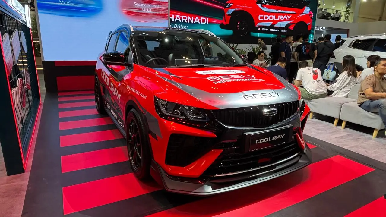 Geely Pamer Tampilan Sporty Coolray yang Dimodifikasi Ala Racing Style di GIIAS 2026 (Arief A/Liputan6.com)