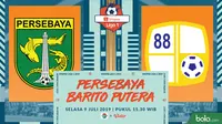 Shopee Liga 1 - Persebaya Surabaya Vs PS Barito Putera (Bola.com/Adreanus Titus)