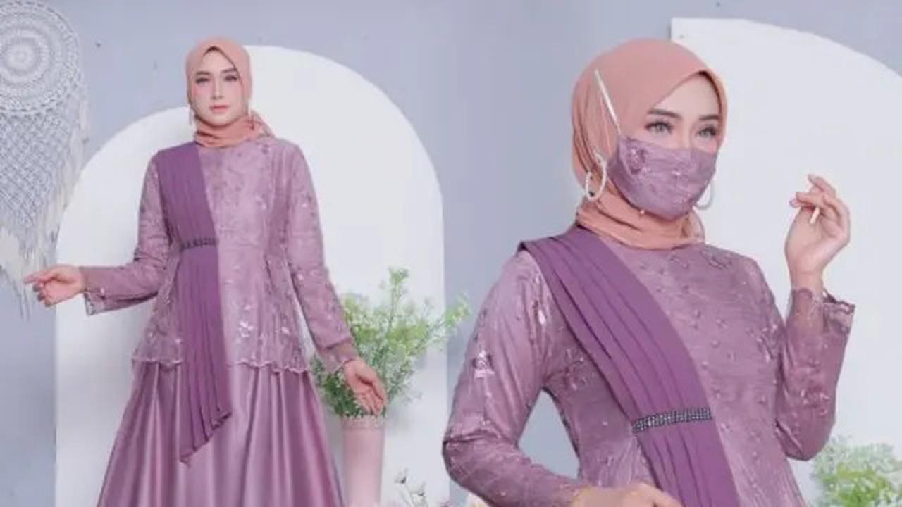 8 Inspirasi Model Gamis Syari A-Line Kombinasi Brokat, Pilihan Tepat untuk Tampil Elegan dan Anggun