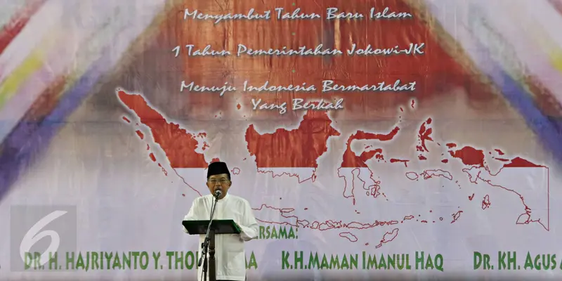 20151014-Wapres Jusuf Kalla Hadiri Zikir Akbar Tahun Baru Islam di Masjid Istiqlal-Jakarta