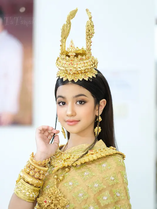 Jenna Norodom menjadi salah seorang anggota keluarga Kerajaan Kamboja yang populer, termasuk kini di Indonesia. Orang-orang menyebutnya sebagai 'Lisa BLACKPINK kecil' (Foto: Facebook Jenna Norodom)