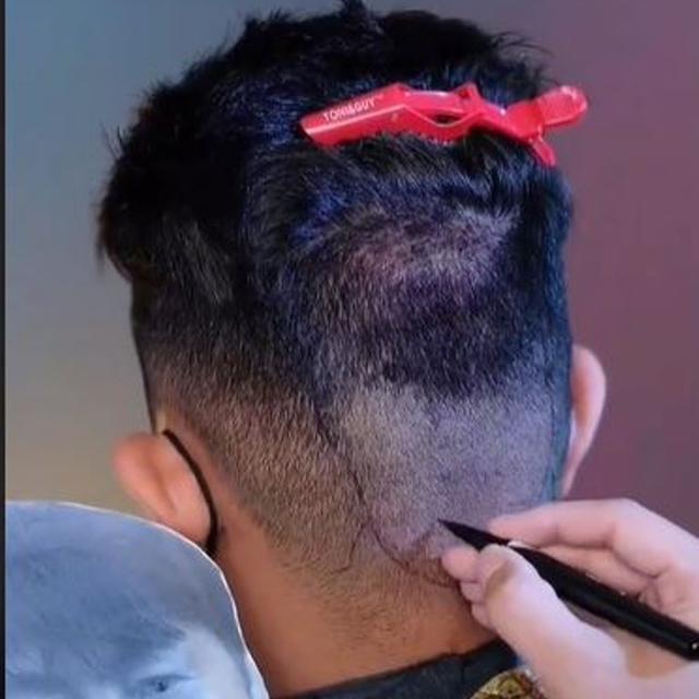 Viral Barbershop Bikin Potongan Rambut Berbentuk Wajah Shin Tae-Yong