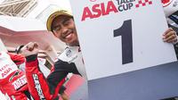 Pembalap Astra Honda Racing Team (AHRT), Afridza Munandar berhasil jadi juara di race 2 Asia Talent Cup (dok: AHRT)