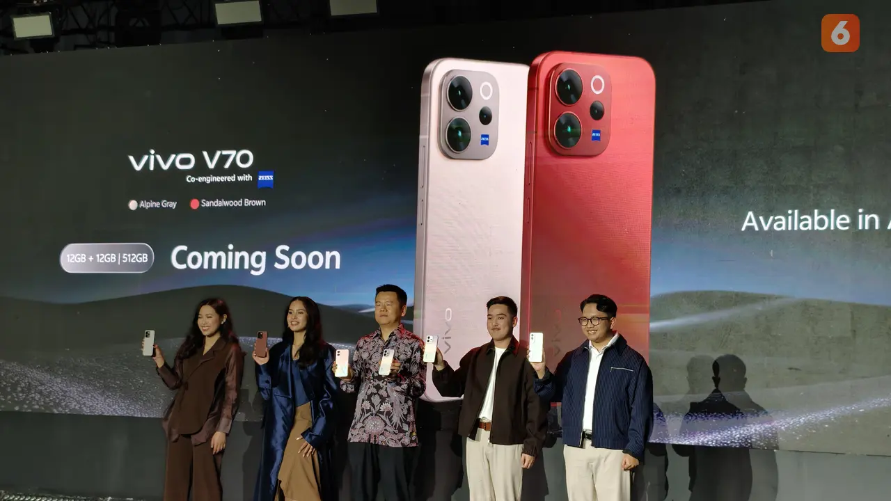 Peluncuran Harga Vivo V70 dan V70 FE. Liputan6.com/Yuslianson