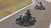 Qarrar Firhand Ali rebut podium dua di kejuaraan gokart di Italia (istimewa)