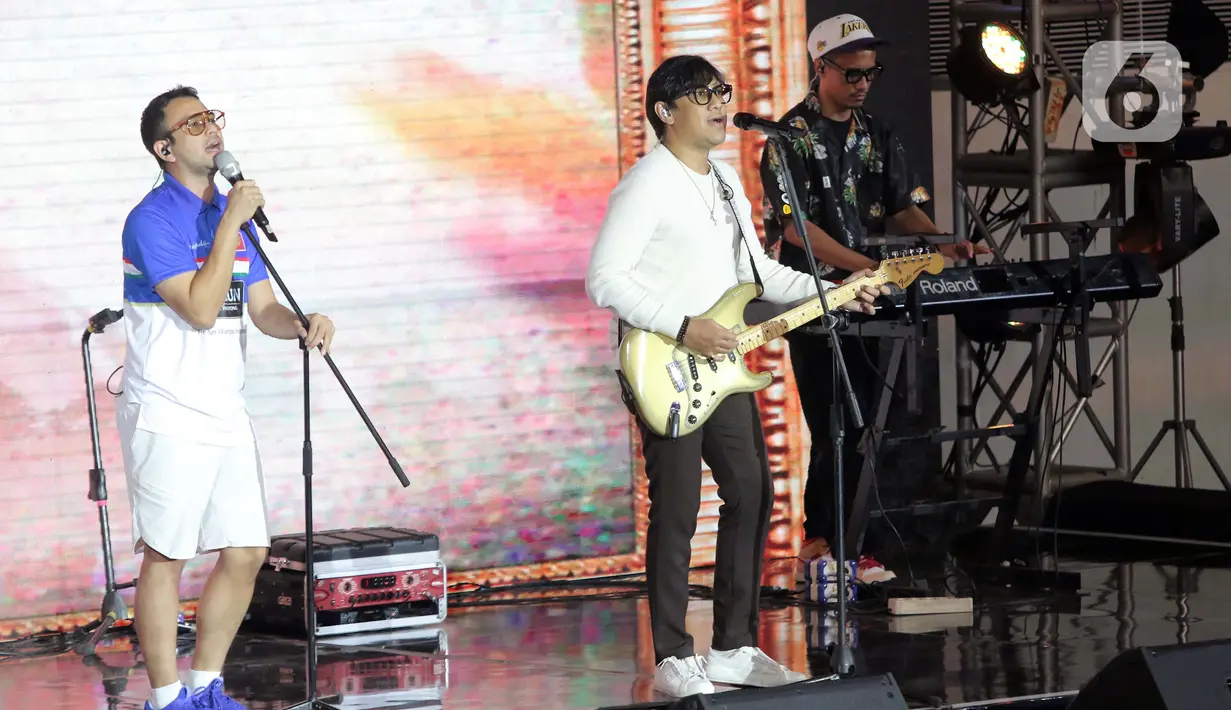 Ariel Noah Feat The Popstar Meriahkan Pertandingan Tenis Sport Party