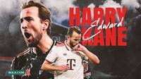 Bayern Munchen - Ilustrasi Harry Kane (Bola.com/Adreanus Titus)