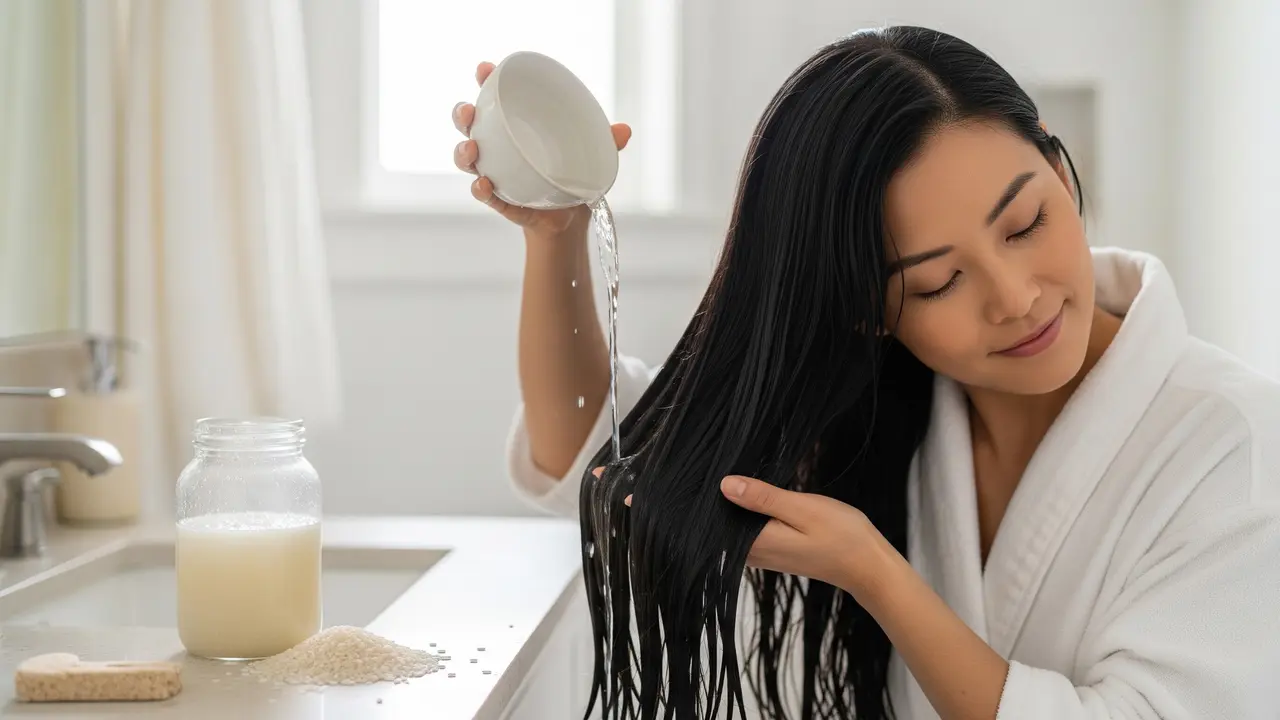 Tips Merawat Rambut dengan Air Beras