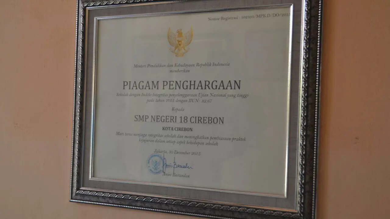 SMP Negeri 18 Kota Cirebon, Jawa Barat