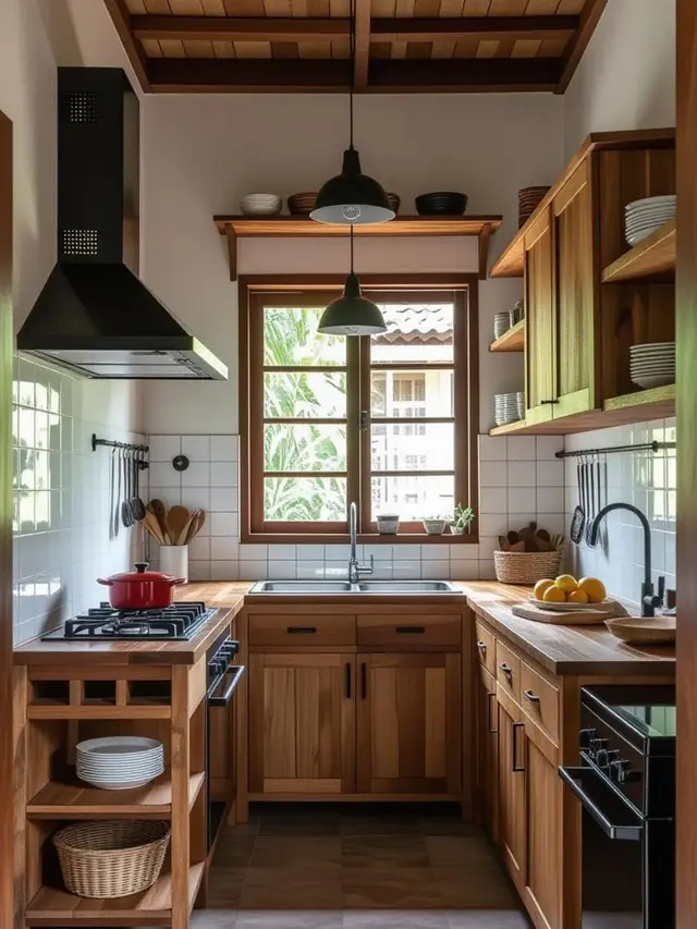 Gaya Rustic Modern