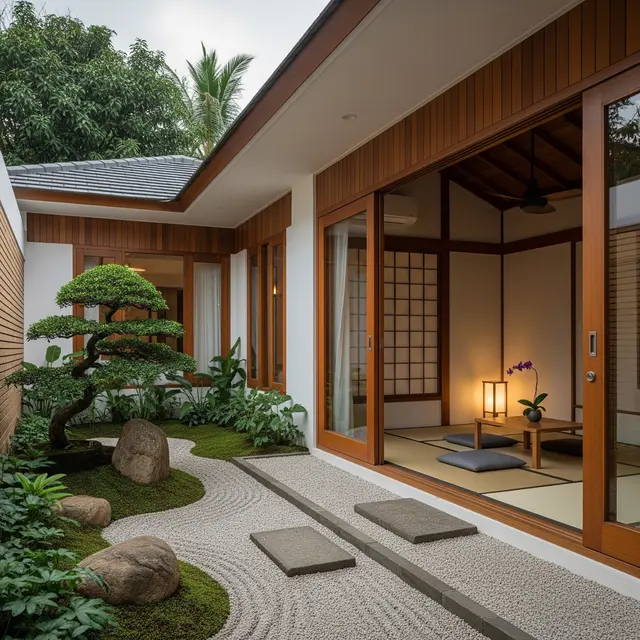 Model Rumah Sederhana Tapi Mewah Gaya Japandi