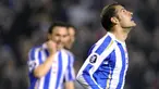Deportivo La Coruna's Alberto Lopo celebrates after scoring against Feyenoord during their UEFA Cup group H match at Riazor Stadium in Coruna, on November 27, 2008. AFP PHOTO/MIGUEL RIOPA