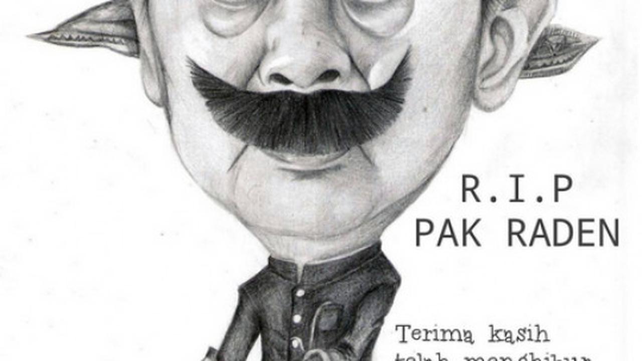 Pak Raden meninggal, meme duka cita bertebaran di dunia maya