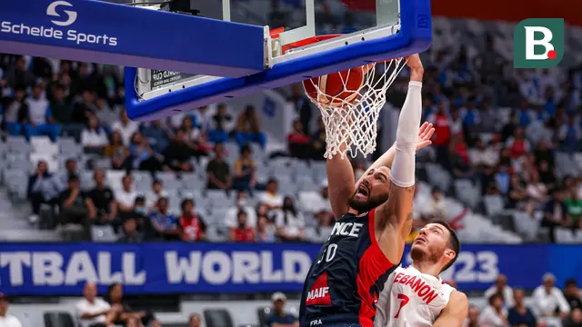 Timnas Basket Lebanon vs Prancis - Piala Dunia FIBA 2023