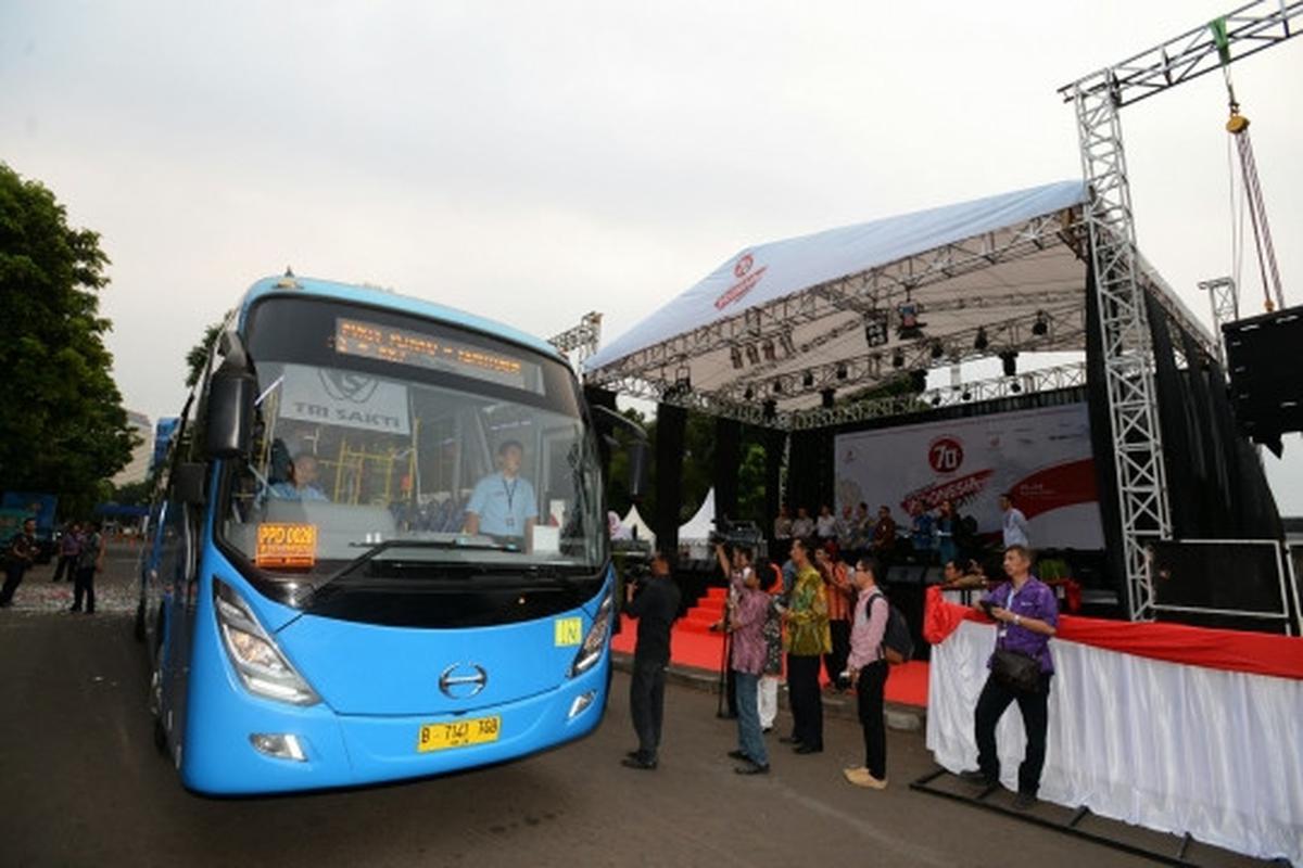 Ini penampakan bus canggih Transjabodetabek