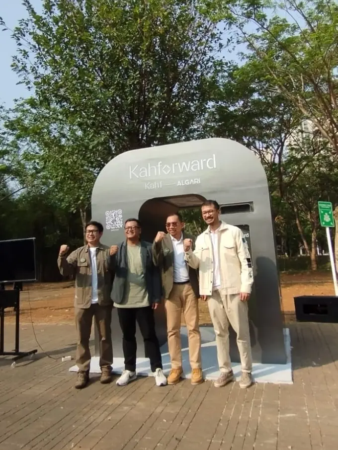 Foto peresmian oksigen generator oleh Kahf dan ALGARI