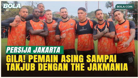 Gokil! Pemain Asing Persija Jakarta Sampai Takjub Disambut The Jakmania saat Latihan